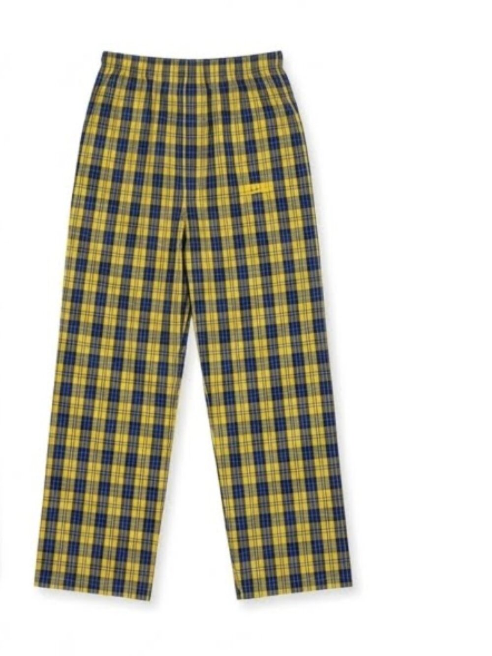 LSU Tigers Embroidered Lightweight Plaid Cotton PJ Pants Loungewear Size Medium